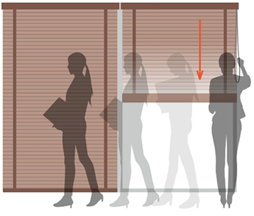 自動降下機能イメージ