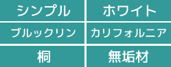 ループコードタイプ 種類