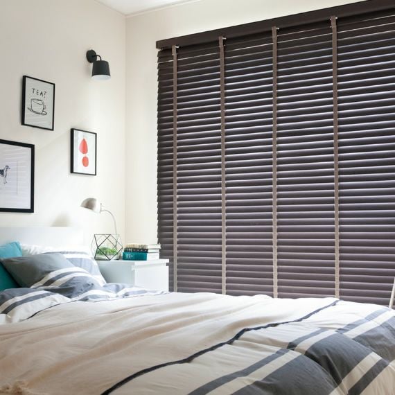 ブラインドマートおすすめ TOSO シンプル ウッドブラインド 木製 スラット幅50mm