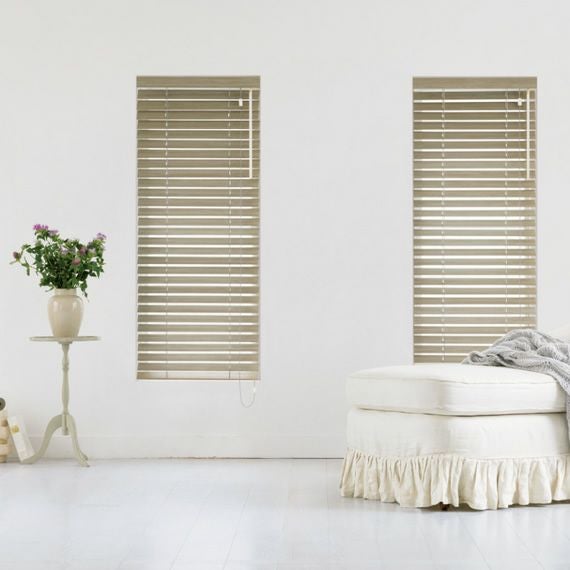 ブラインドマートおすすめ TOSO ウッドブラインド 木製 小窓用 スラット幅50mm